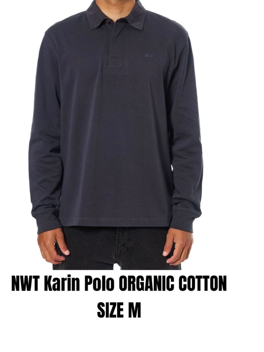 Katin Long-Sleeve Polo Shirt Size M